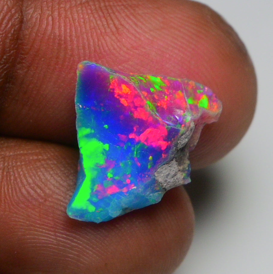 Very Rare Bi-Color Opal Rough 4.70 Cts Natural Ethiopian Opal Raw Jewelry Grade