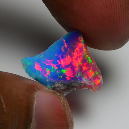 Very Rare Bi-Color Opal Rough 4.70 Cts Natural Ethiopian Opal Raw Jewelry Grade