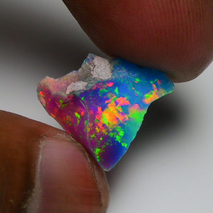 Very Rare Bi-Color Opal Rough 4.70 Cts Natural Ethiopian Opal Raw Jewelry Grade