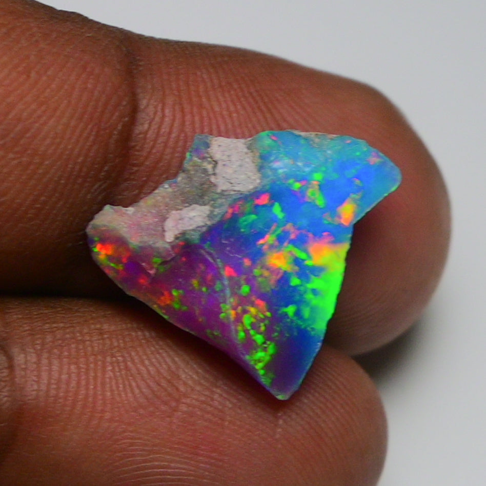 Very Rare Bi-Color Opal Rough 4.70 Cts Natural Ethiopian Opal Raw Jewelry Grade