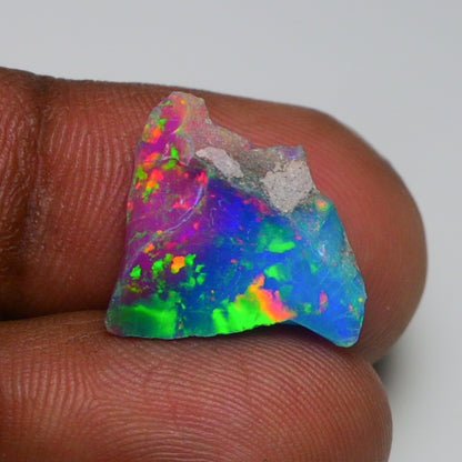 Very Rare Bi-Color Opal Rough 4.70 Cts Natural Ethiopian Opal Raw Jewelry Grade