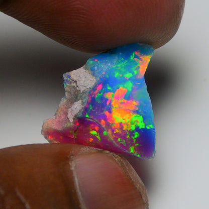 Very Rare Bi-Color Opal Rough 4.70 Cts Natural Ethiopian Opal Raw Jewelry Grade