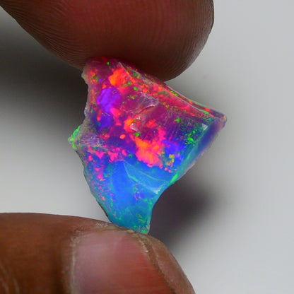 Very Rare Bi-Color Opal Rough 4.70 Cts Natural Ethiopian Opal Raw Jewelry Grade