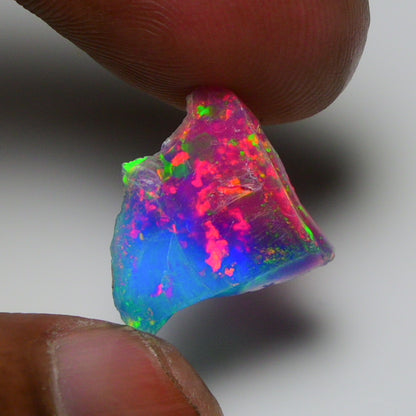 Very Rare Bi-Color Opal Rough 4.70 Cts Natural Ethiopian Opal Raw Jewelry Grade