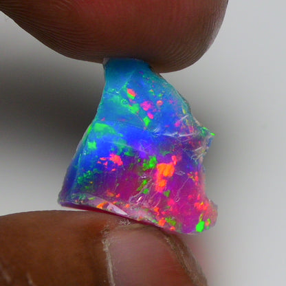 Very Rare Bi-Color Opal Rough 4.70 Cts Natural Ethiopian Opal Raw Jewelry Grade