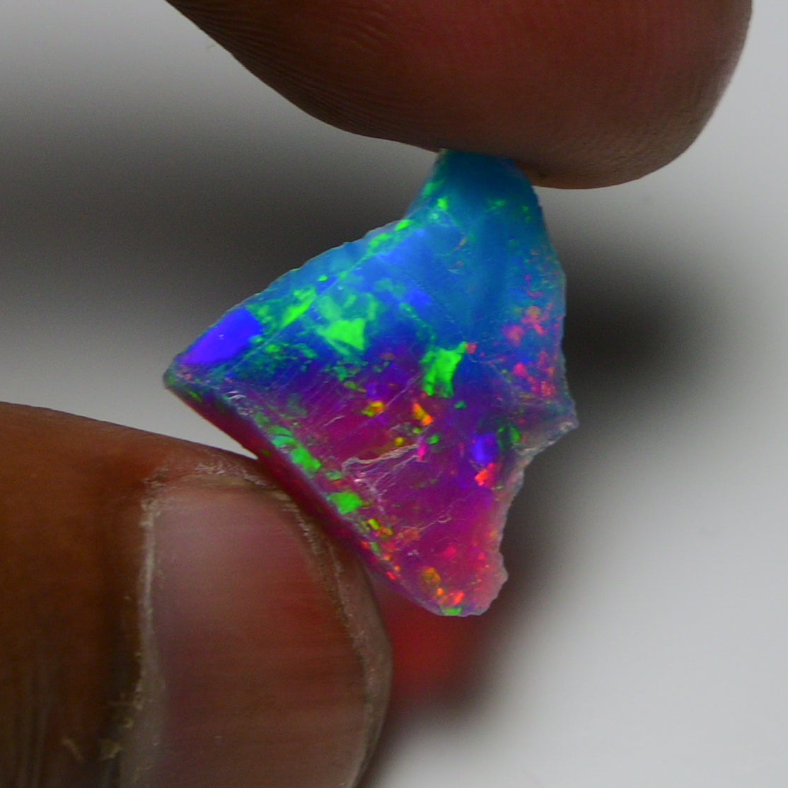 Very Rare Bi-Color Opal Rough 4.70 Cts Natural Ethiopian Opal Raw Jewelry Grade