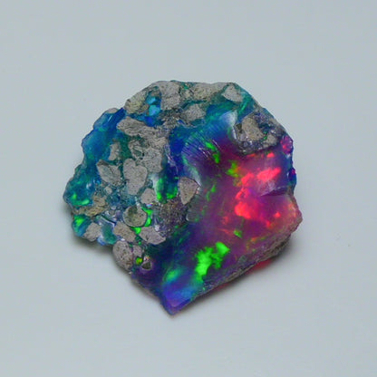 Very Rare Bi-Color Opal Rough 6.30 Cts Natural Ethiopian Opal Raw Jewelry Grade