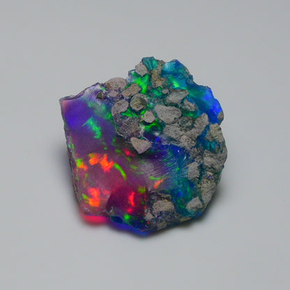 Very Rare Bi-Color Opal Rough 6.30 Cts Natural Ethiopian Opal Raw Jewelry Grade