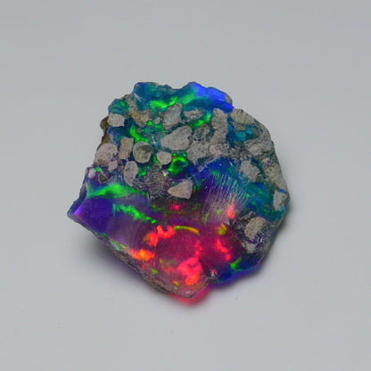 Very Rare Bi-Color Opal Rough 6.30 Cts Natural Ethiopian Opal Raw Jewelry Grade