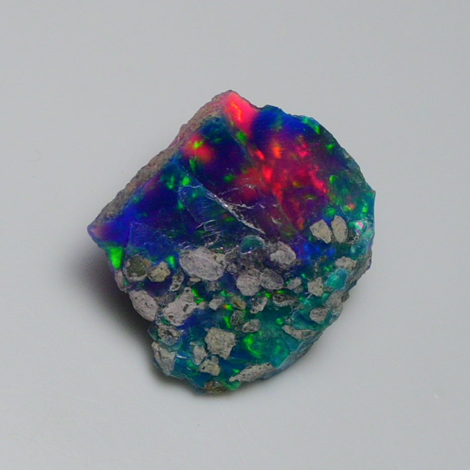 Very Rare Bi-Color Opal Rough 6.30 Cts Natural Ethiopian Opal Raw Jewelry Grade