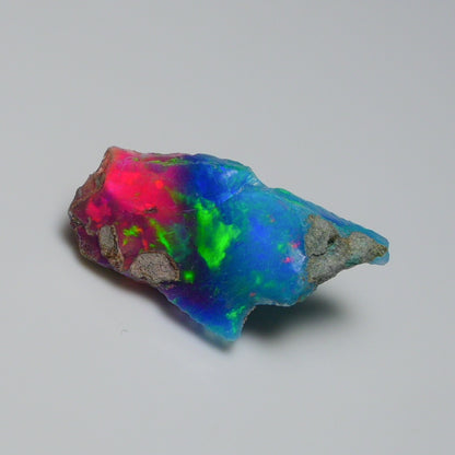 Very Rare Bi-Color Opal Rough 8.85 Cts Natural Ethiopian Opal Raw Jewelry Grade