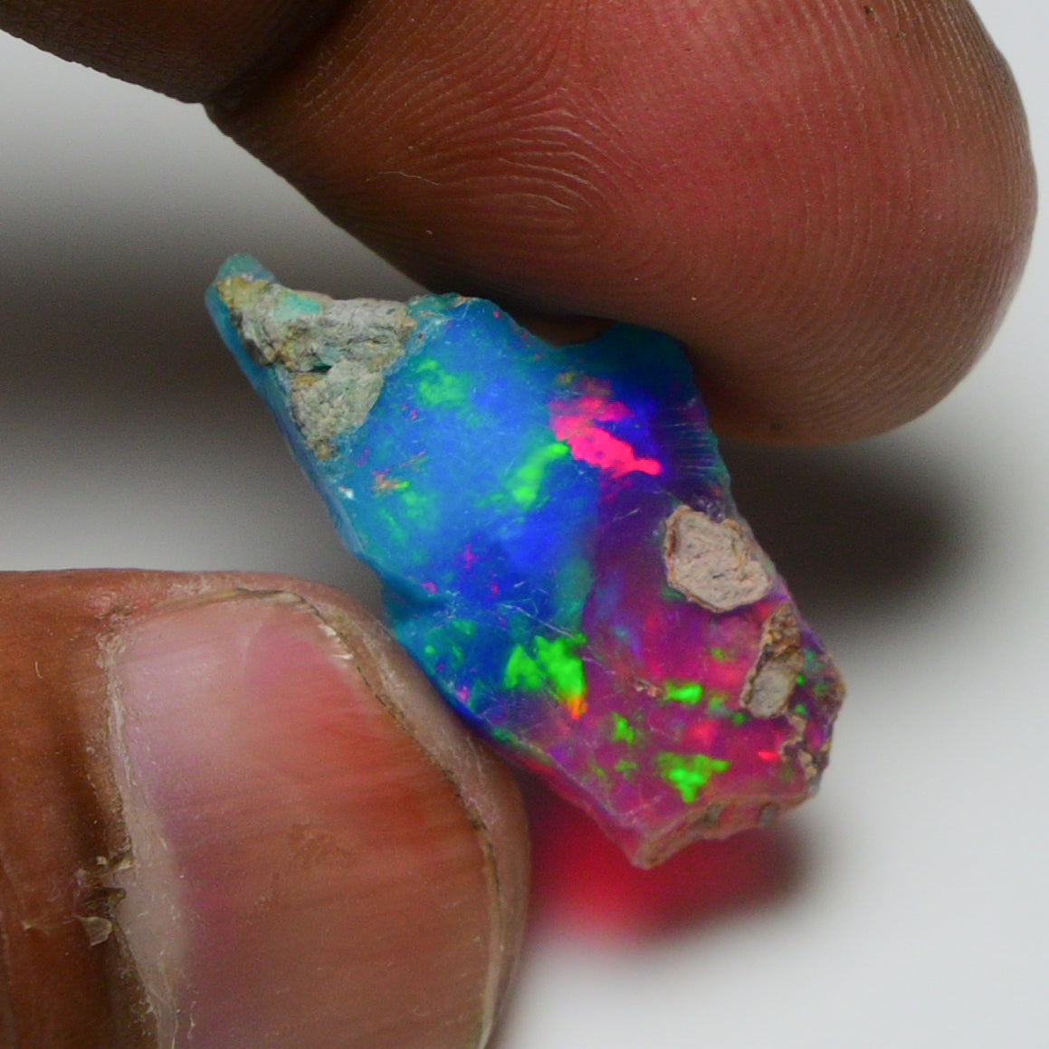 Very Rare Bi-Color Opal Rough 8.85 Cts Natural Ethiopian Opal Raw Jewelry Grade