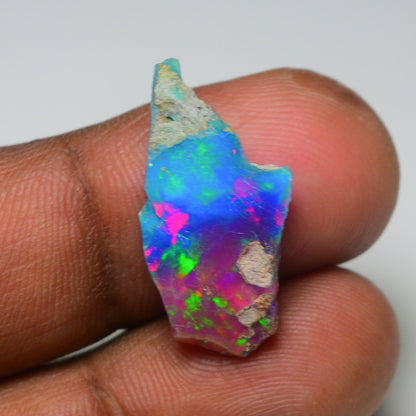 Very Rare Bi-Color Opal Rough 8.85 Cts Natural Ethiopian Opal Raw Jewelry Grade