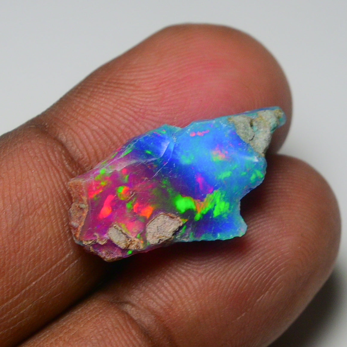 Very Rare Bi-Color Opal Rough 8.85 Cts Natural Ethiopian Opal Raw Jewelry Grade