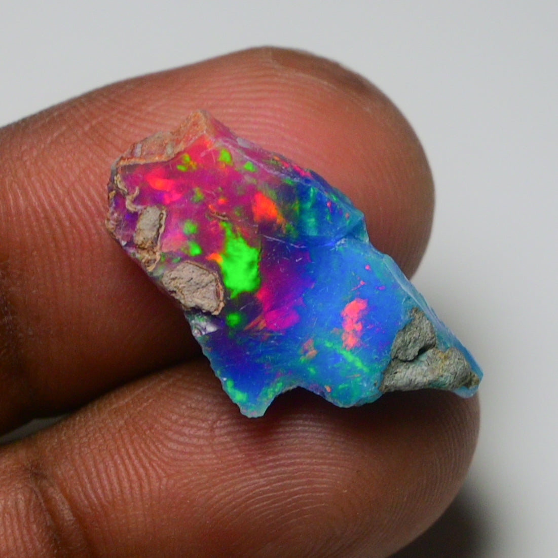 Very Rare Bi-Color Opal Rough 8.85 Cts Natural Ethiopian Opal Raw Jewelry Grade