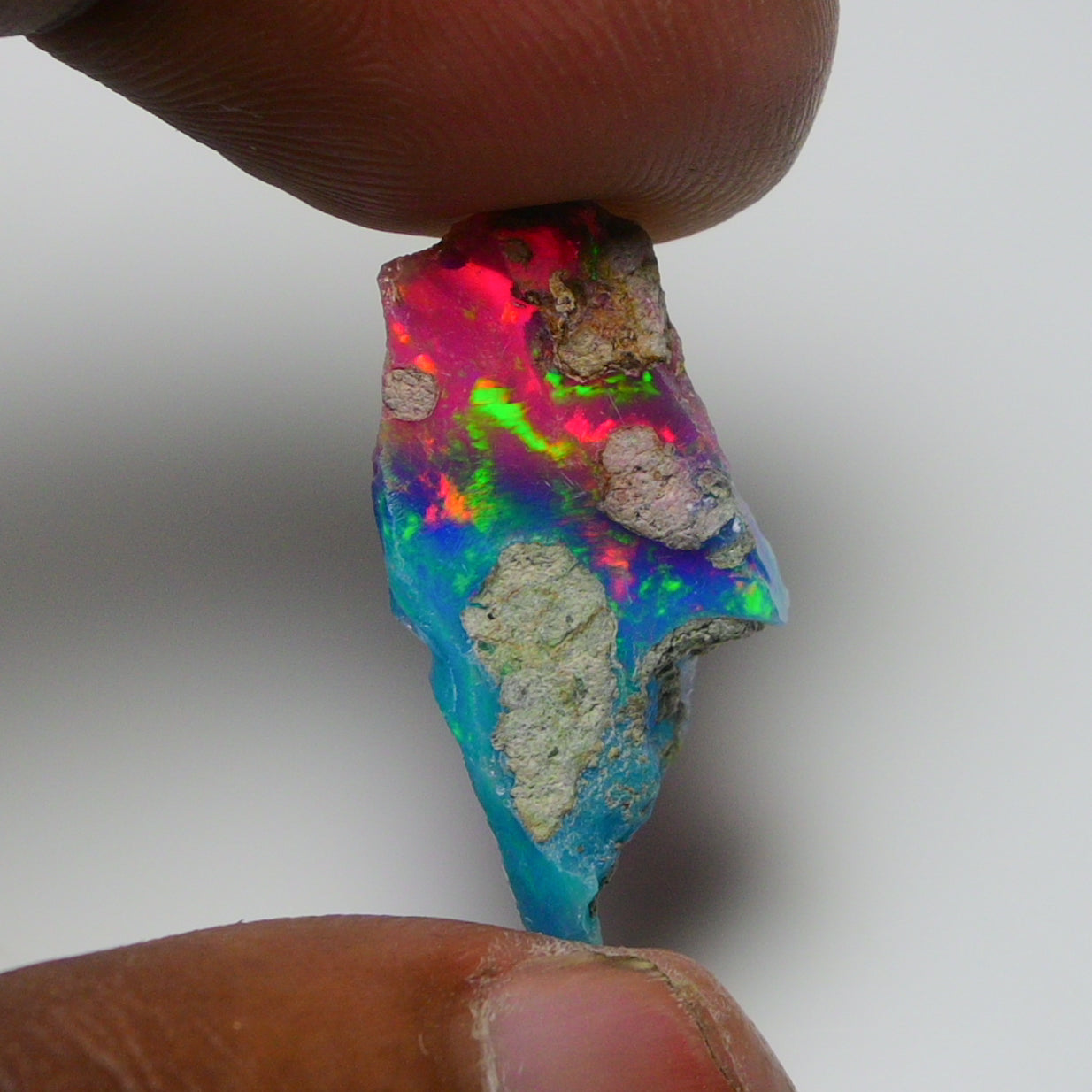 Very Rare Bi-Color Opal Rough 8.85 Cts Natural Ethiopian Opal Raw Jewelry Grade