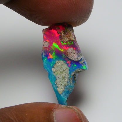 Very Rare Bi-Color Opal Rough 8.85 Cts Natural Ethiopian Opal Raw Jewelry Grade