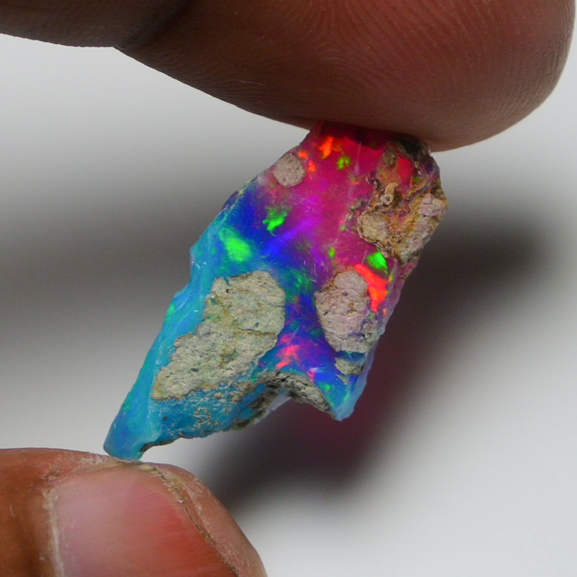Very Rare Bi-Color Opal Rough 8.85 Cts Natural Ethiopian Opal Raw Jewelry Grade
