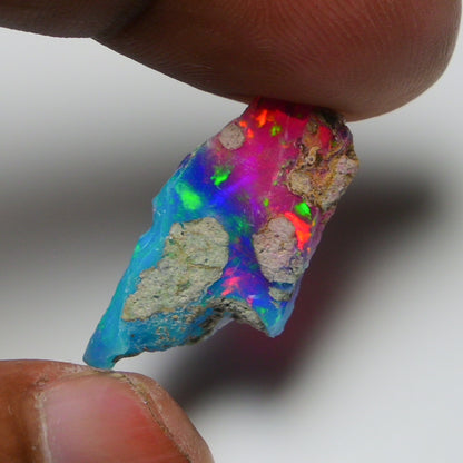Very Rare Bi-Color Opal Rough 8.85 Cts Natural Ethiopian Opal Raw Jewelry Grade