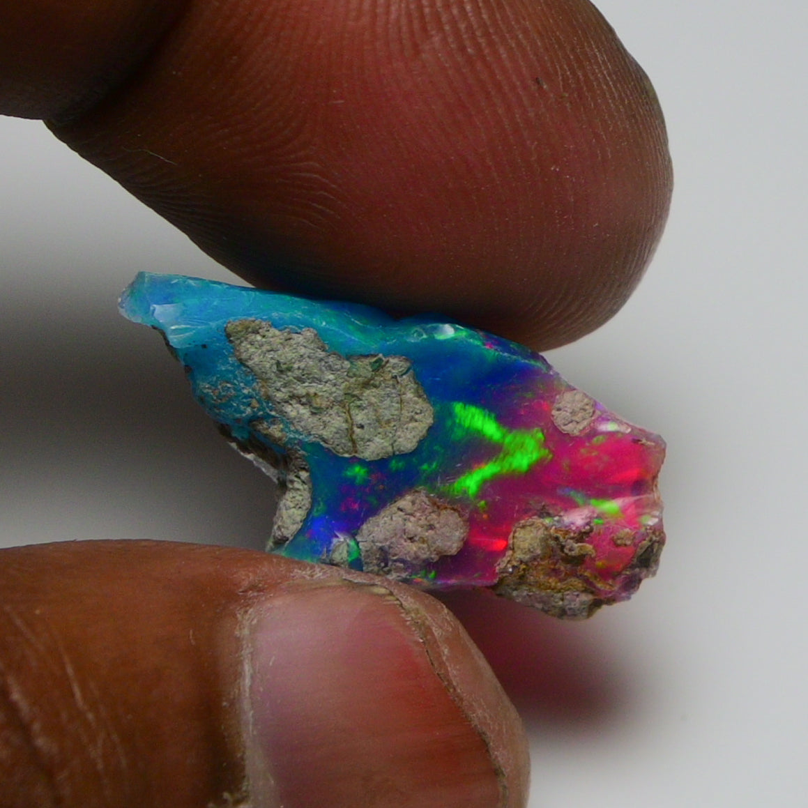 Very Rare Bi-Color Opal Rough 8.85 Cts Natural Ethiopian Opal Raw Jewelry Grade