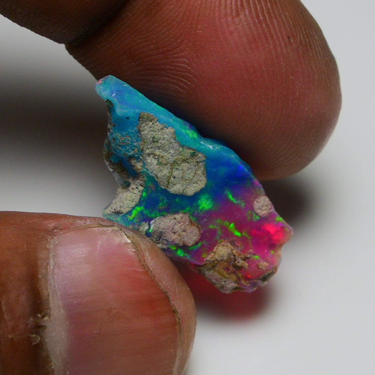Very Rare Bi-Color Opal Rough 8.85 Cts Natural Ethiopian Opal Raw Jewelry Grade