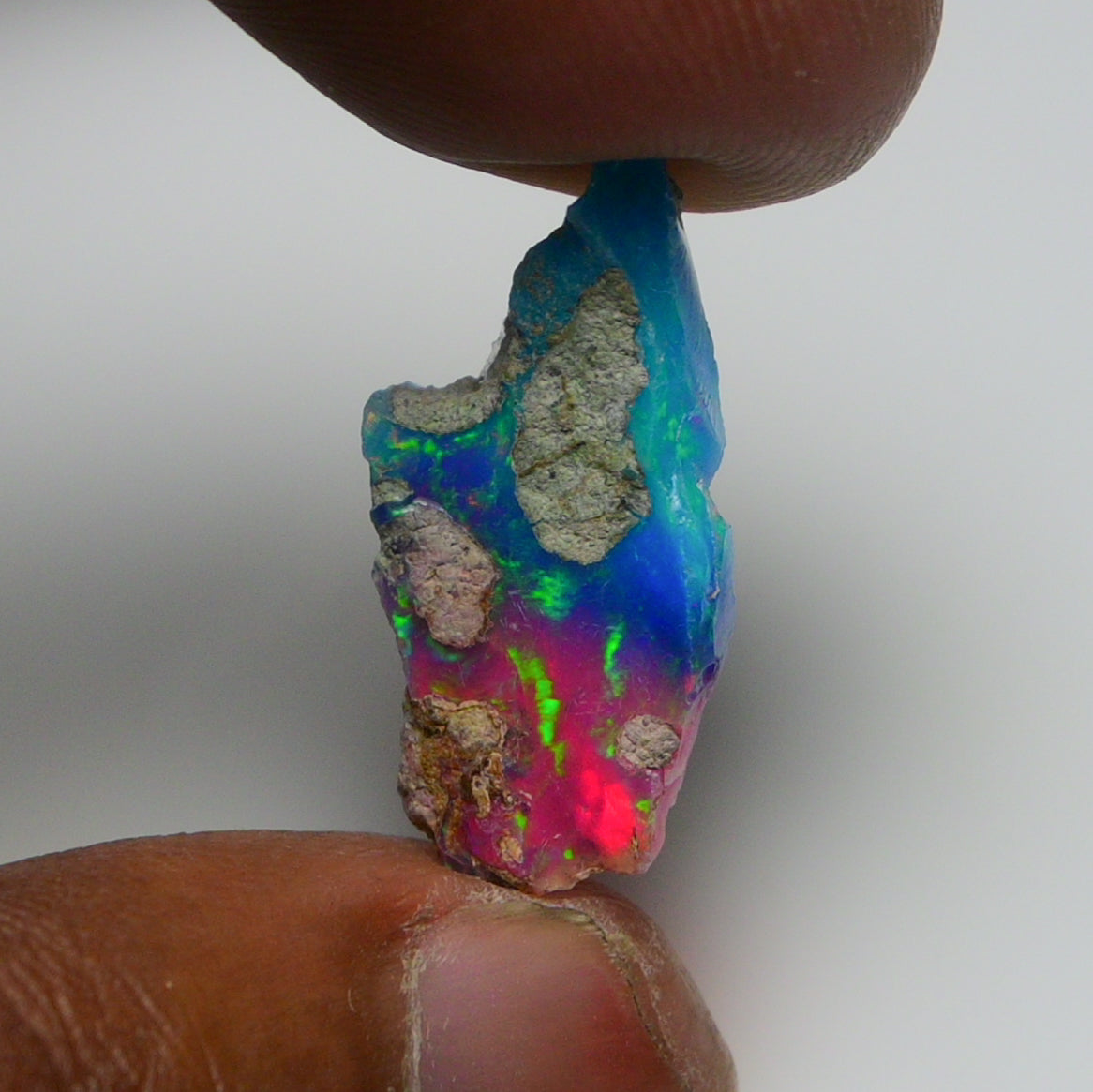 Very Rare Bi-Color Opal Rough 8.85 Cts Natural Ethiopian Opal Raw Jewelry Grade