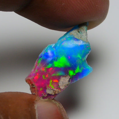 Very Rare Bi-Color Opal Rough 8.85 Cts Natural Ethiopian Opal Raw Jewelry Grade