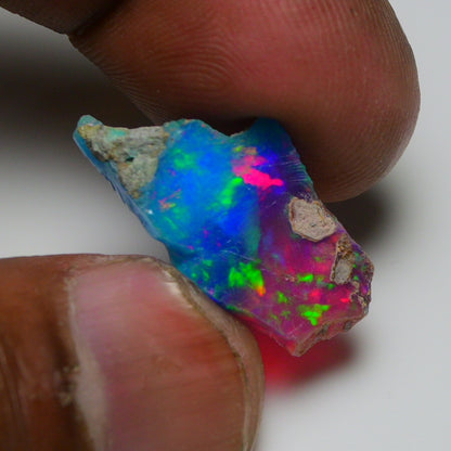 Very Rare Bi-Color Opal Rough 8.85 Cts Natural Ethiopian Opal Raw Jewelry Grade