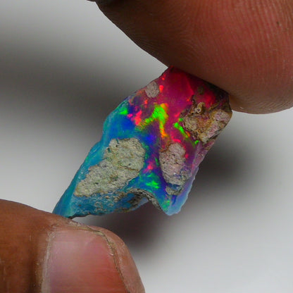 Very Rare Bi-Color Opal Rough 8.85 Cts Natural Ethiopian Opal Raw Jewelry Grade