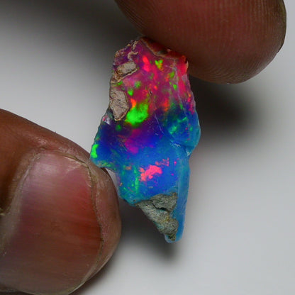 Very Rare Bi-Color Opal Rough 8.85 Cts Natural Ethiopian Opal Raw Jewelry Grade