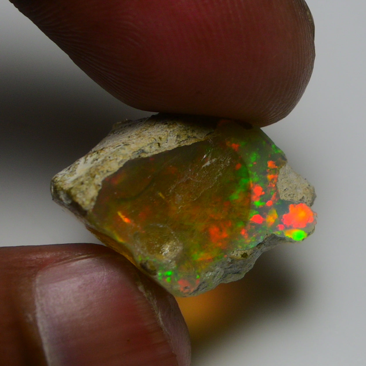 Rare White Opal 16.25 Carats | Natural White Ethiopian Opal Rough - Ready for Cutting & Jewelry!