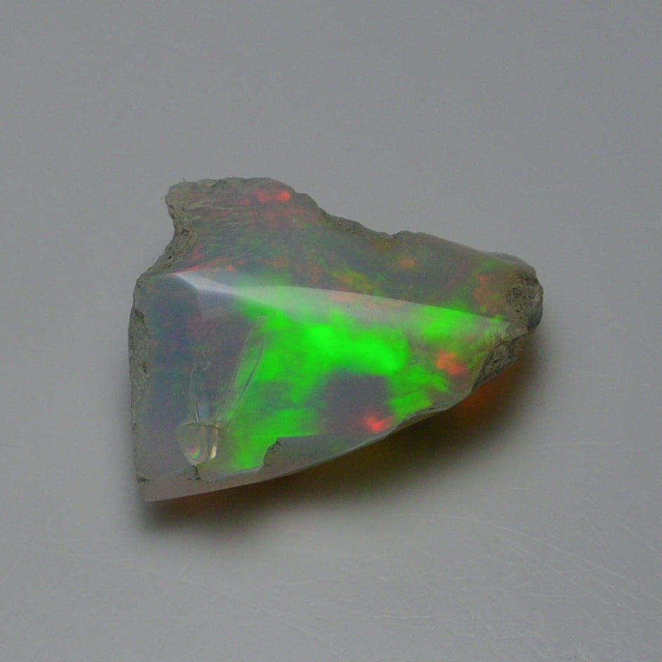 Rare White Opal 8.40 Carats | Natural White Ethiopian Opal Rough - Ready for Cutting & Jewelry!