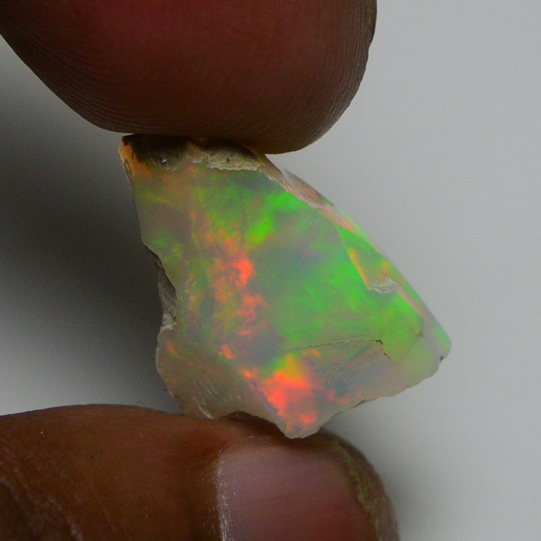 Rare White Opal 8.40 Carats | Natural White Ethiopian Opal Rough - Ready for Cutting & Jewelry!