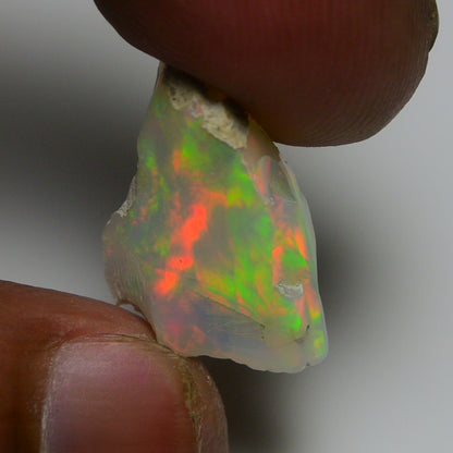 Rare White Opal 8.40 Carats | Natural White Ethiopian Opal Rough - Ready for Cutting & Jewelry!