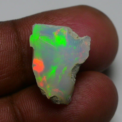 Rare White Opal 8.40 Carats | Natural White Ethiopian Opal Rough - Ready for Cutting & Jewelry!