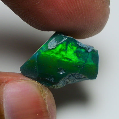 Rare Black Opal 11.40 Carats | Natural Black Ethiopian Opal Rough - Ready for Cutting & Jewelry!