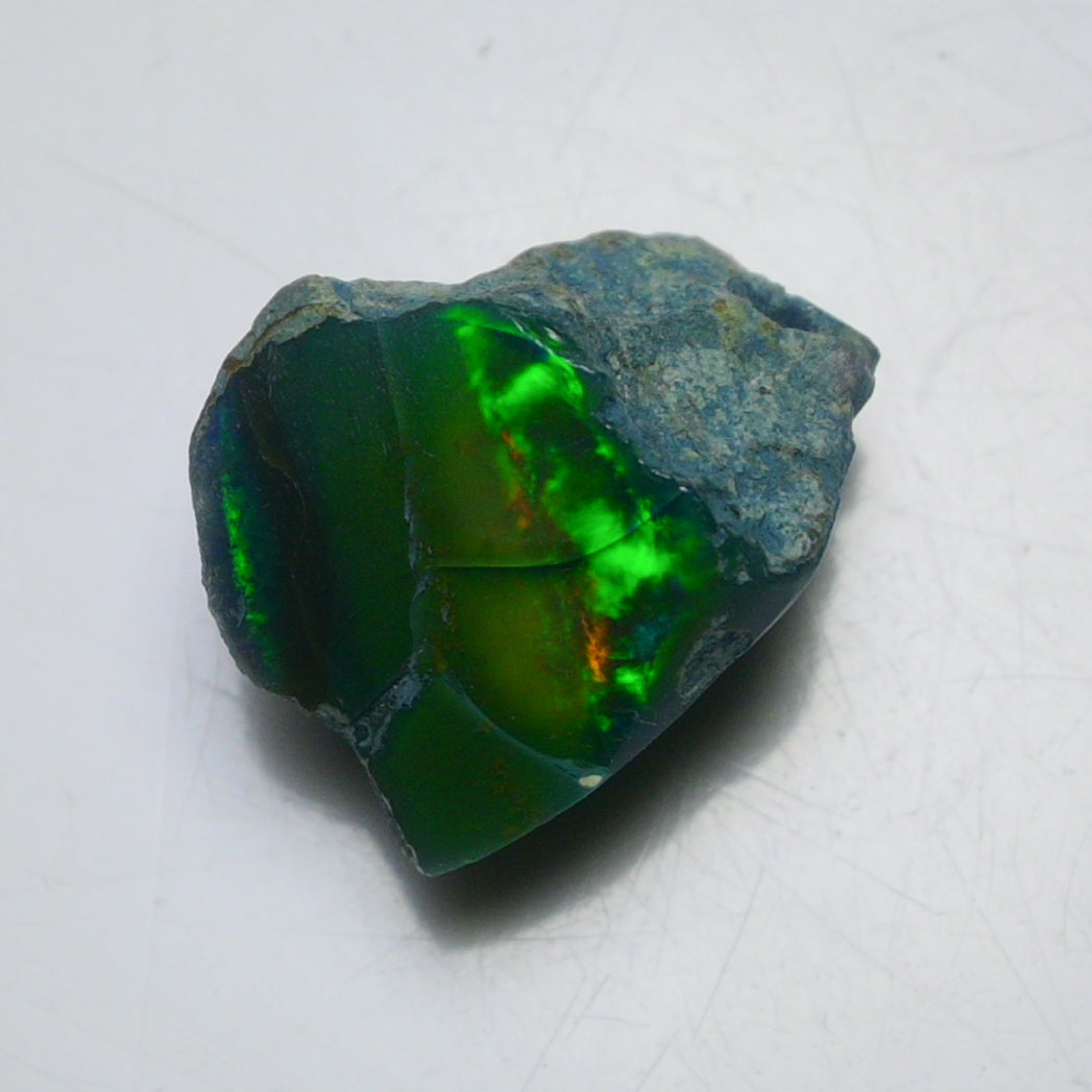 Rare Black Opal 11.40 Carats | Natural Black Ethiopian Opal Rough - Ready for Cutting & Jewelry!