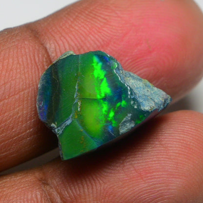 Rare Black Opal 11.40 Carats | Natural Black Ethiopian Opal Rough - Ready for Cutting & Jewelry!