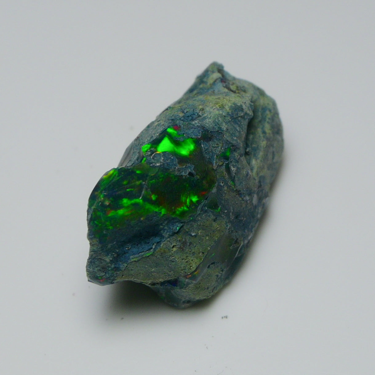 Rare Black Opal 21.70 Carats | Natural Black Ethiopian Opal Rough - Ready for Cutting & Jewelry!