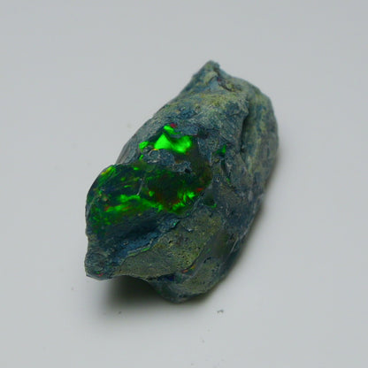 Rare Black Opal 21.70 Carats | Natural Black Ethiopian Opal Rough - Ready for Cutting & Jewelry!