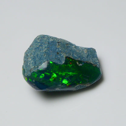 Rare Black Opal 14.00 Carats | Natural Black Ethiopian Opal Rough - Ready for Cutting & Jewelry!