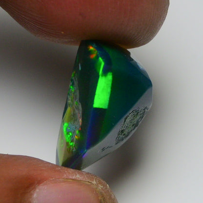 Rare Black Opal 6.40 Carats | Natural Black Ethiopian Opal Rough - Ready for Cutting & Jewelry!