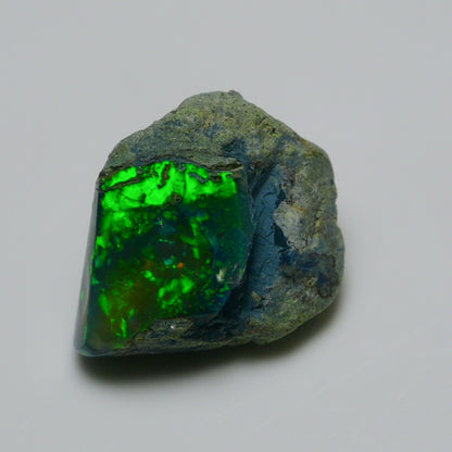 Rare Black Opal 11.76 Carats | Natural Black Ethiopian Opal Rough - Ready for Cutting & Jewelry!