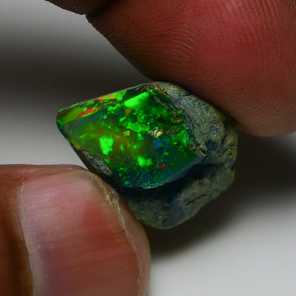 Rare Black Opal 11.76 Carats | Natural Black Ethiopian Opal Rough - Ready for Cutting & Jewelry!