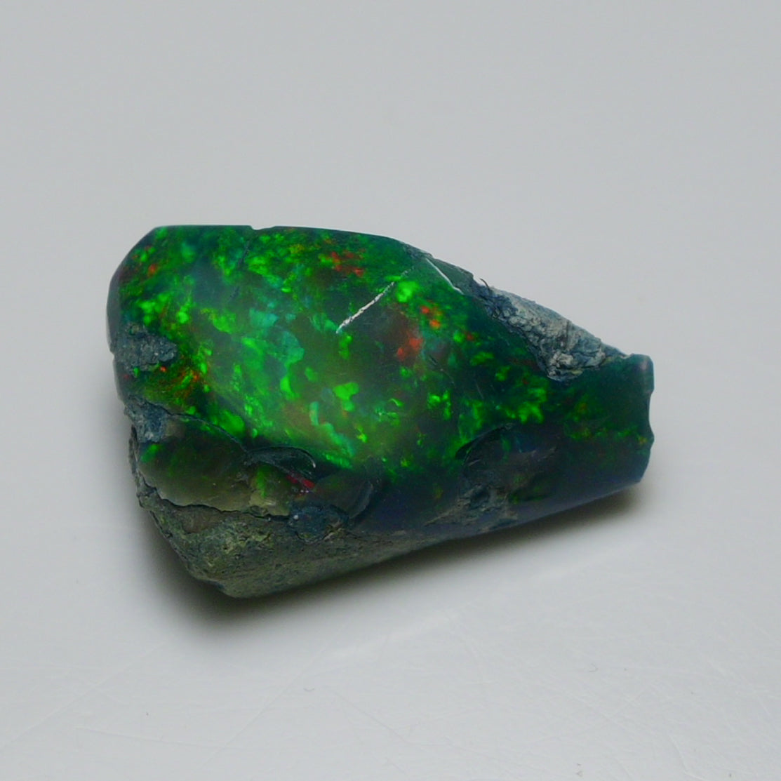 Rare Black Opal 10.00 Carats | Natural Black Ethiopian Opal Rough - Ready for Cutting & Jewelry!