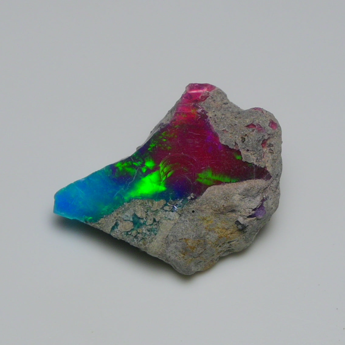 Very Rare Bi-Color Opal Rough 13.05 Cts Natural Ethiopian Opal Raw Jewelry Grade