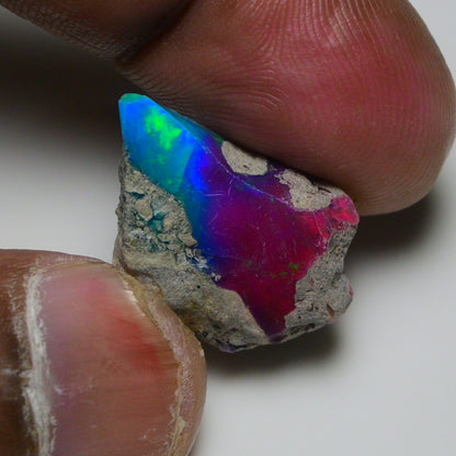 Very Rare Bi-Color Opal Rough 13.05 Cts Natural Ethiopian Opal Raw Jewelry Grade