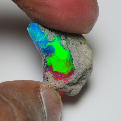 Very Rare Bi-Color Opal Rough 13.05 Cts Natural Ethiopian Opal Raw Jewelry Grade