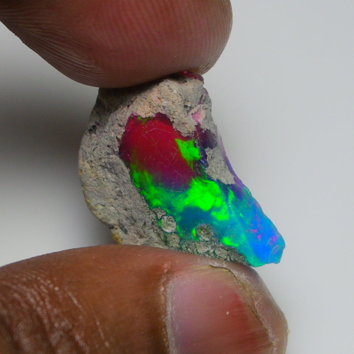 Very Rare Bi-Color Opal Rough 13.05 Cts Natural Ethiopian Opal Raw Jewelry Grade