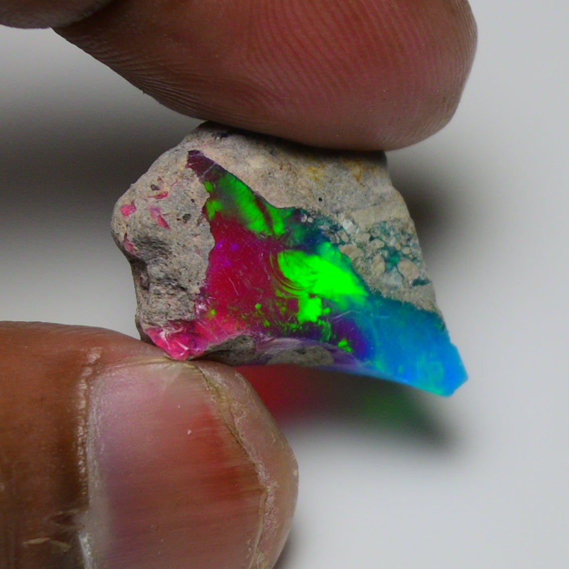 Very Rare Bi-Color Opal Rough 13.05 Cts Natural Ethiopian Opal Raw Jewelry Grade